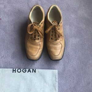 Hogan interactive shoes sneakers size 7 beige